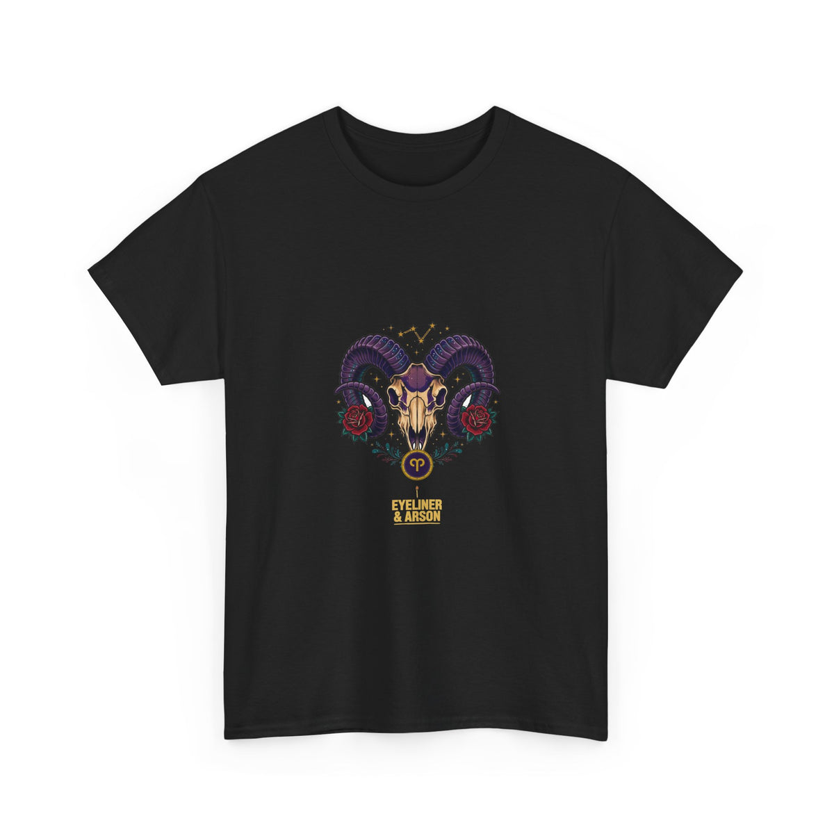 Eyeliner & Arson — Aries Zodiac Tee