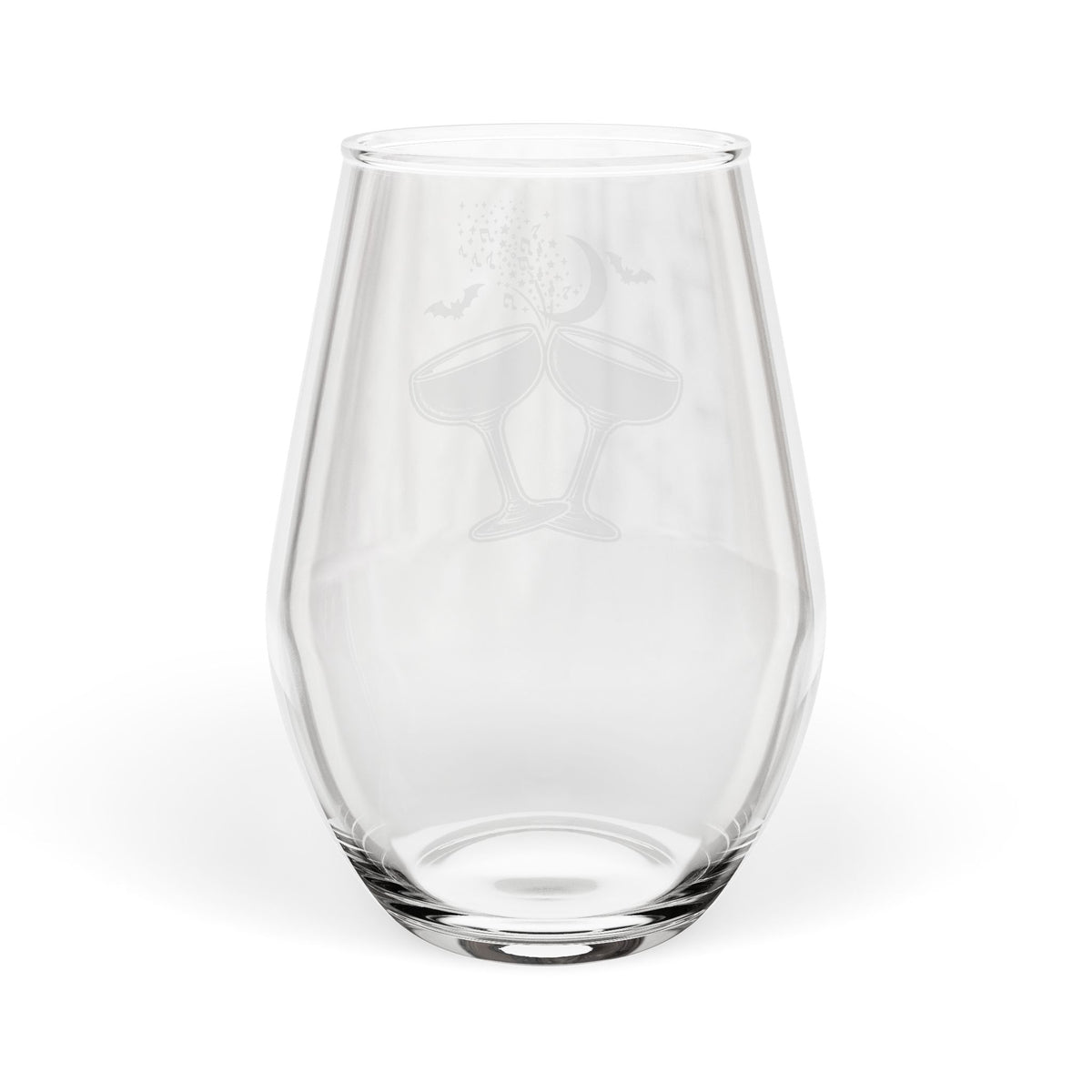 Eyeliner & Arson — Champagne Toast Stemless Wine Glass