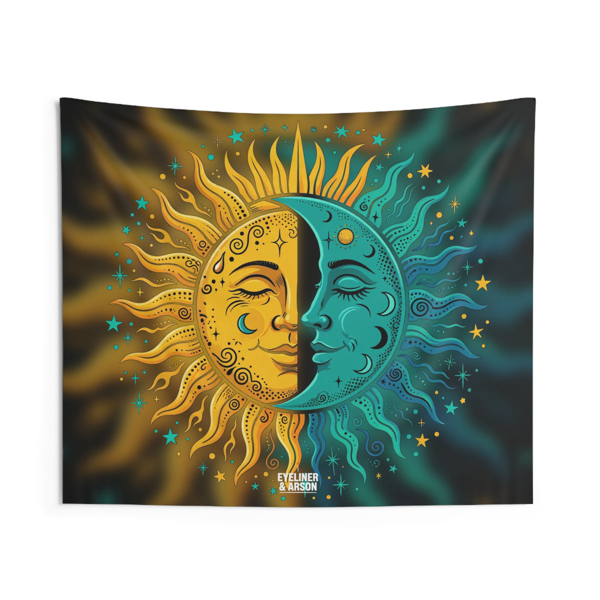 Yin-Yang Sun Moon Tapestry