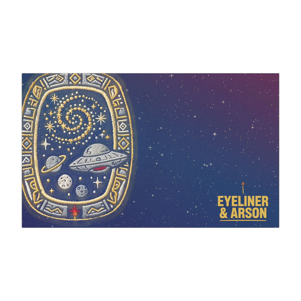 Eyeliner & Arson — Star Map Tablet Car Magnet