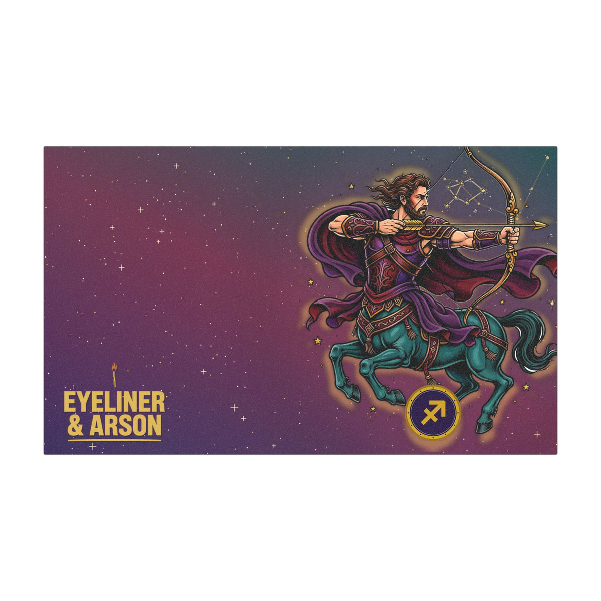 Eyeliner & Arson — Sagittarius Car Magnet