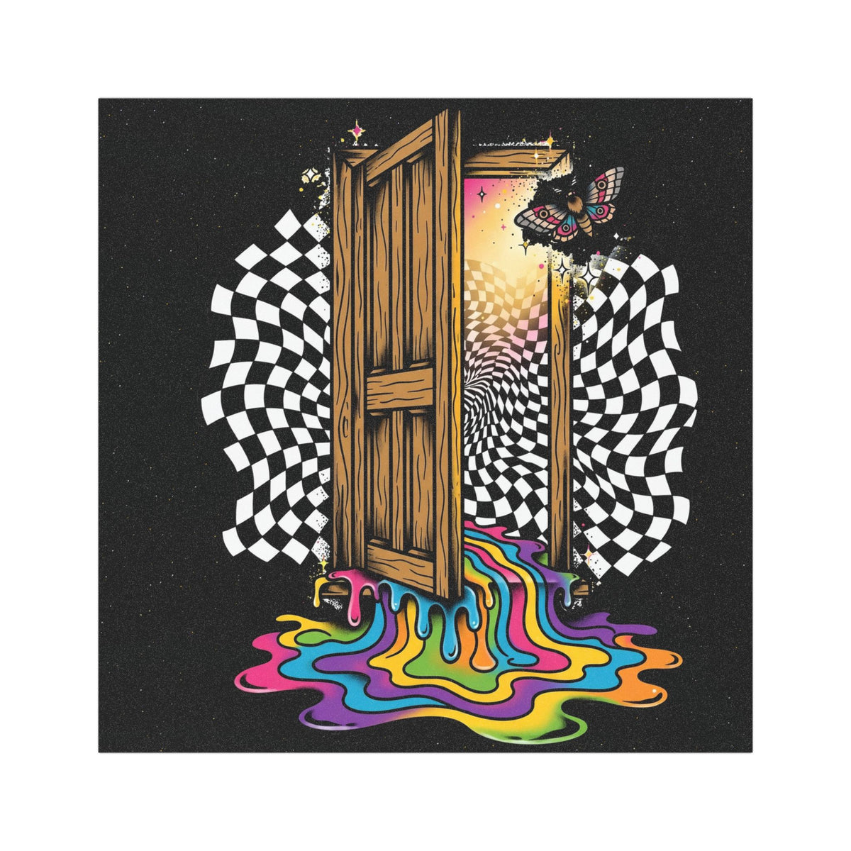 Eyeliner & Arson — Warp Portal Door Magnet