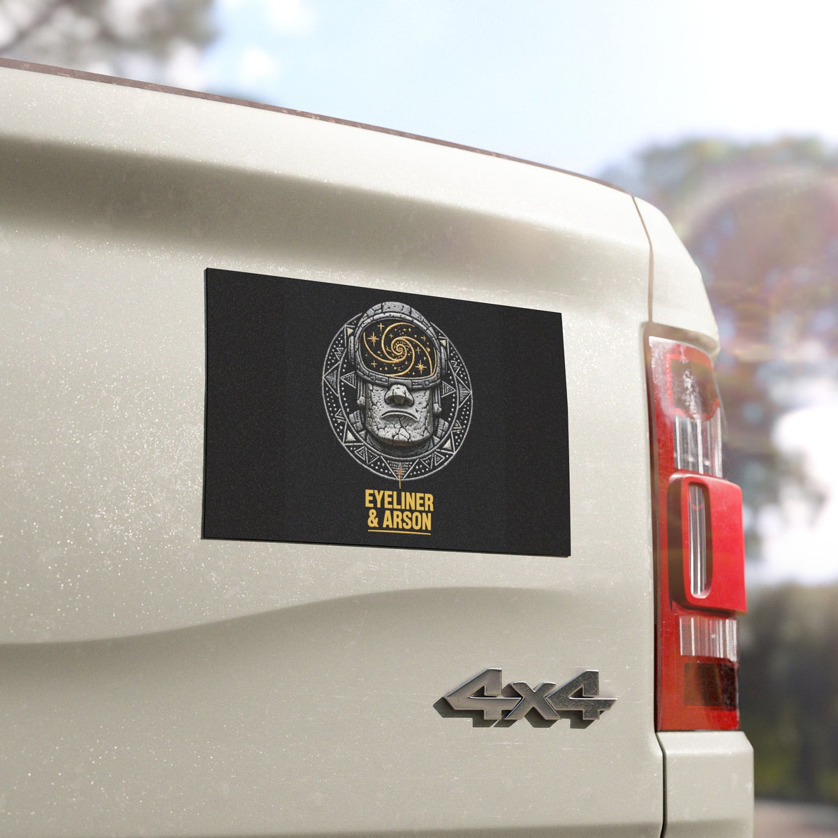 Eyeliner & Arson — Ancient Astronaut Car Magnet