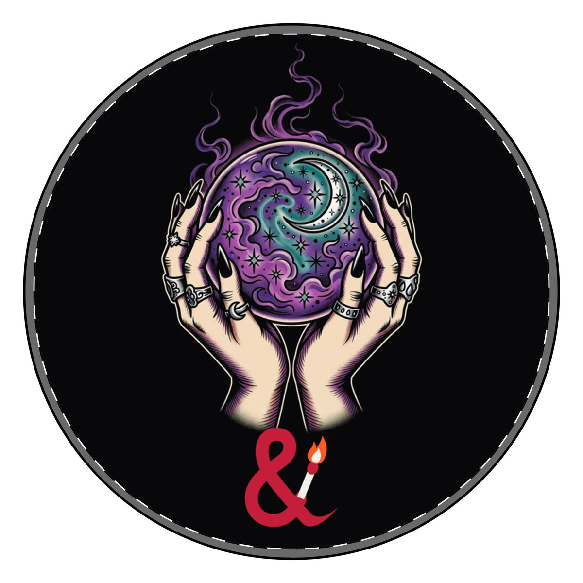 Eyeliner & Arson — Witch Hands Picture Charm Bracelet
