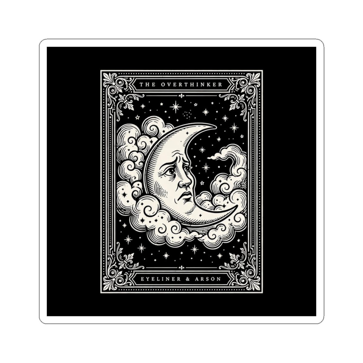 The Overthinker Tarot Sticker
