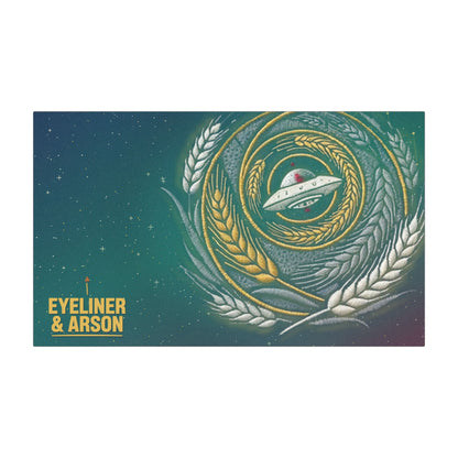 Eyeliner & Arson — Crop Circle Car Magnet