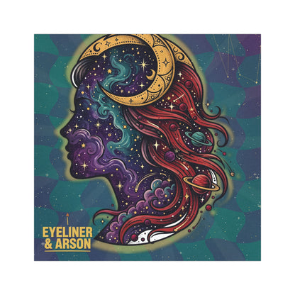 Eyeliner & Arson — Moon Goddess Car Magnet