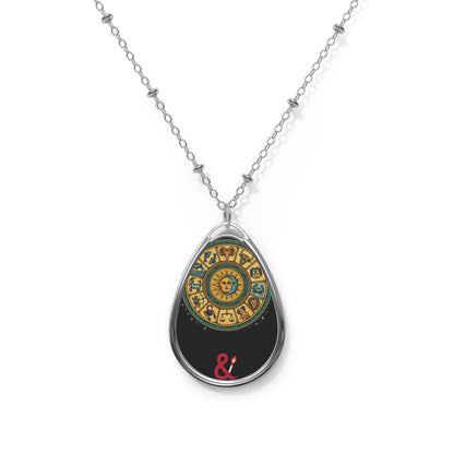 Eyeliner & Arson — Zodiac Wheel Necklace