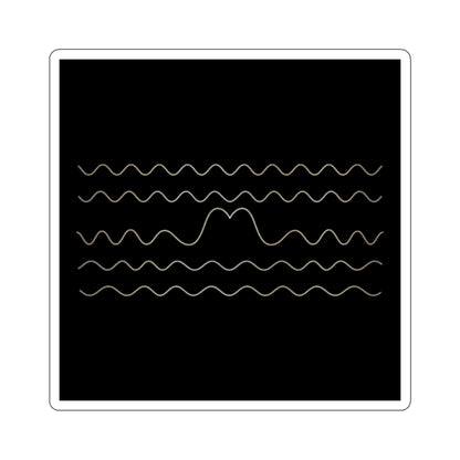 Eyeliner & Arson — Standing Wave Sticker
