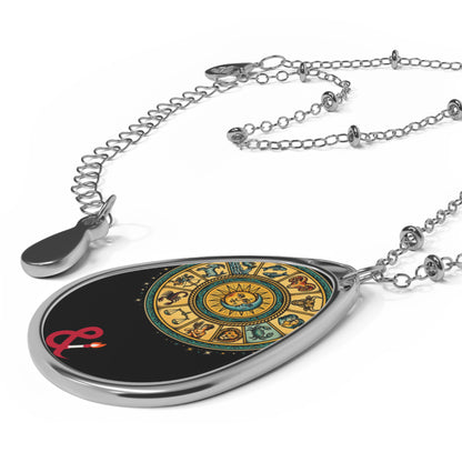 Eyeliner & Arson — Zodiac Wheel Necklace