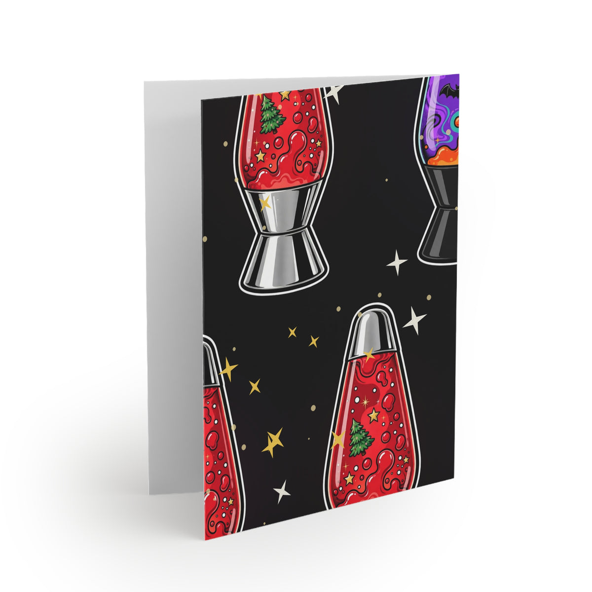Santa's Lava Lamp Greeting Card