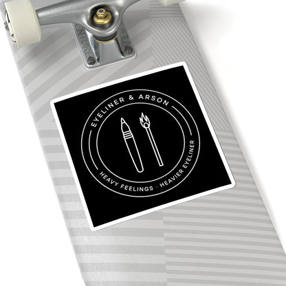 Eyeliner & Arson — Badge Sticker
