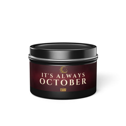 Eyeliner & Arson — It's Always October Candle