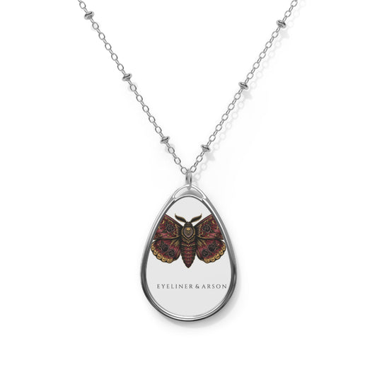 Eyeliner & Arson — Death Moth Necklace