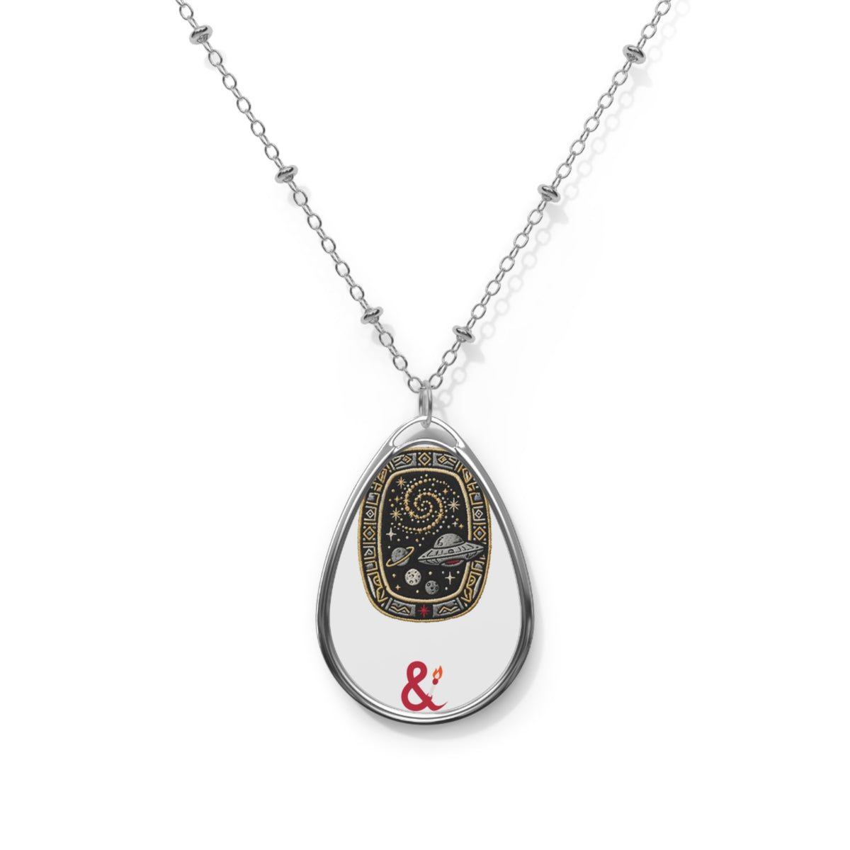 Eyeliner & Arson — Star Map Tablet Necklace