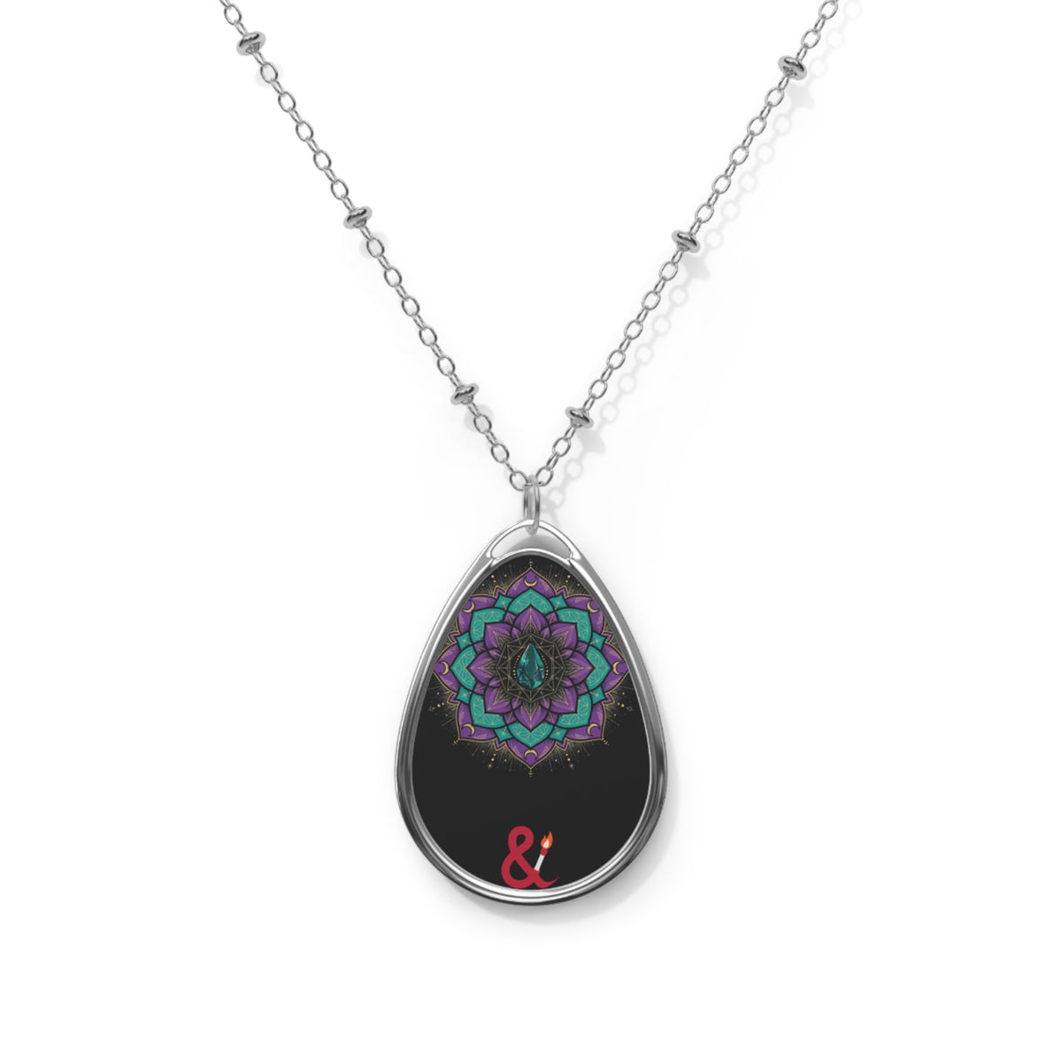 Eyeliner & Arson — Lotus Mandala Necklace
