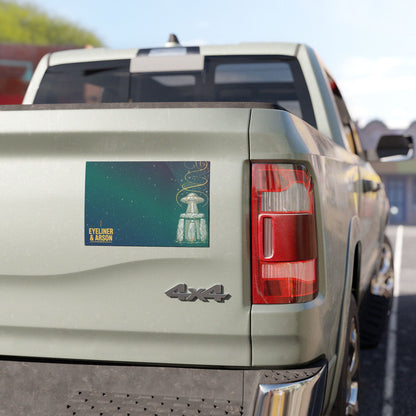Eyeliner & Arson — Stonehenge Beam Car Magnet