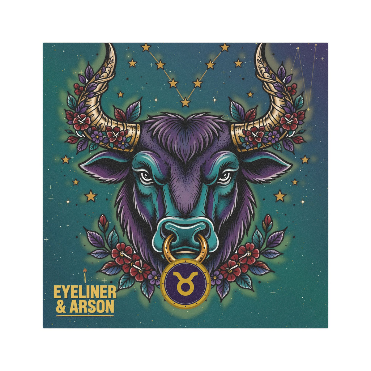 Eyeliner & Arson — Taurus Car Magnet