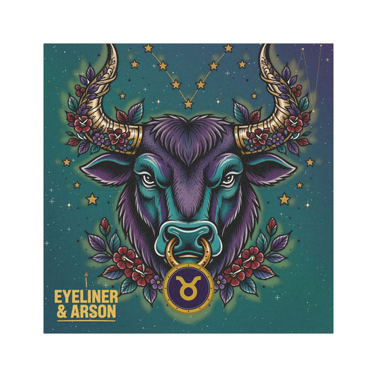 Eyeliner & Arson — Taurus Car Magnet