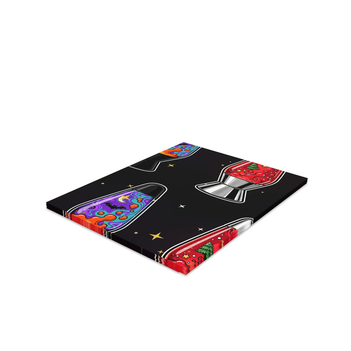 Santa's Lava Lamp Greeting Card