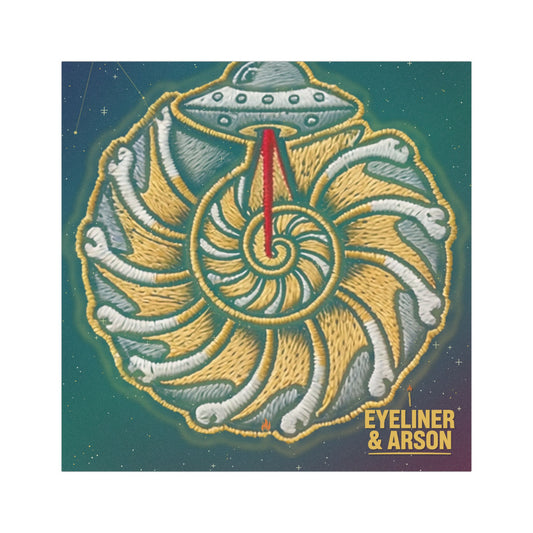 Eyeliner & Arson — Nautilus UFO Car Magnet