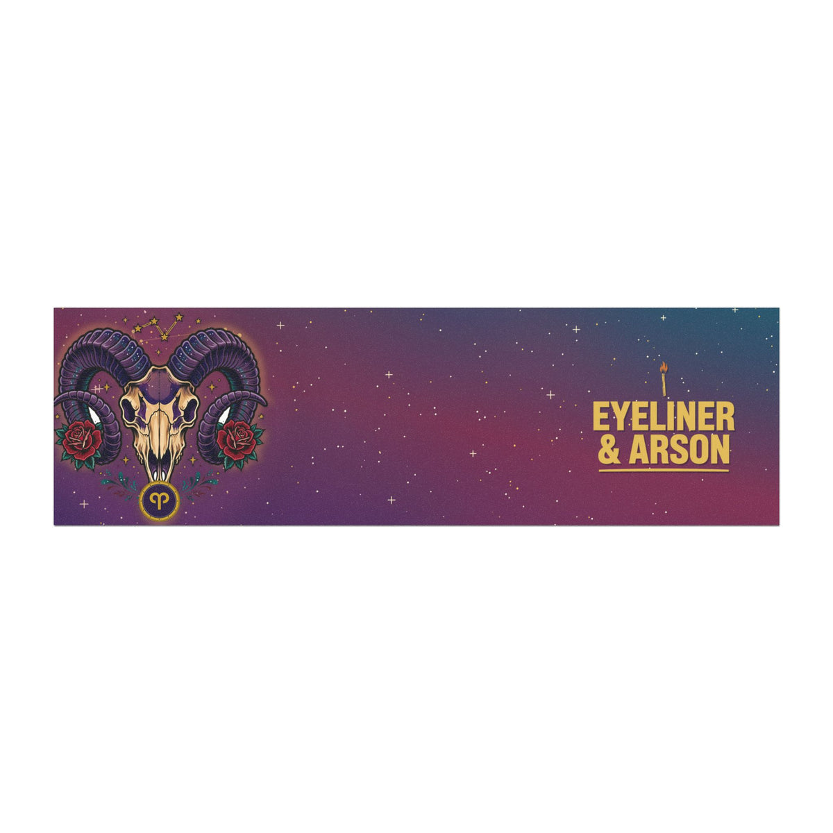 Eyeliner & Arson — Aries Car Magnet