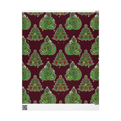 Trippy Tree Spiral Wrapping Paper