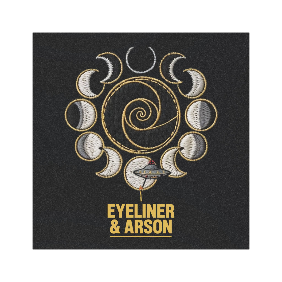 Eyeliner & Arson — Moon Phases Car Magnet