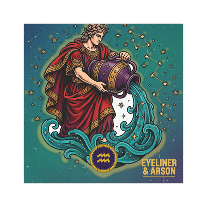 Eyeliner & Arson — Aquarius Car Magnet