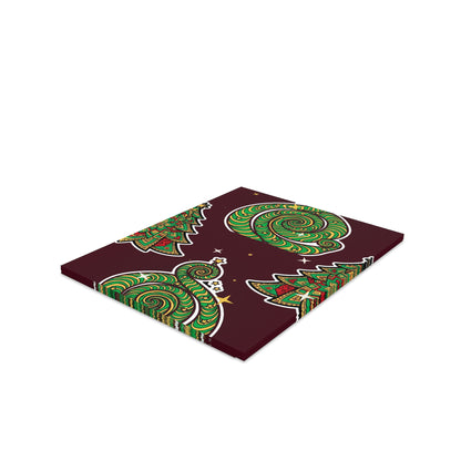 Trippy Tree Spiral Greeting Card