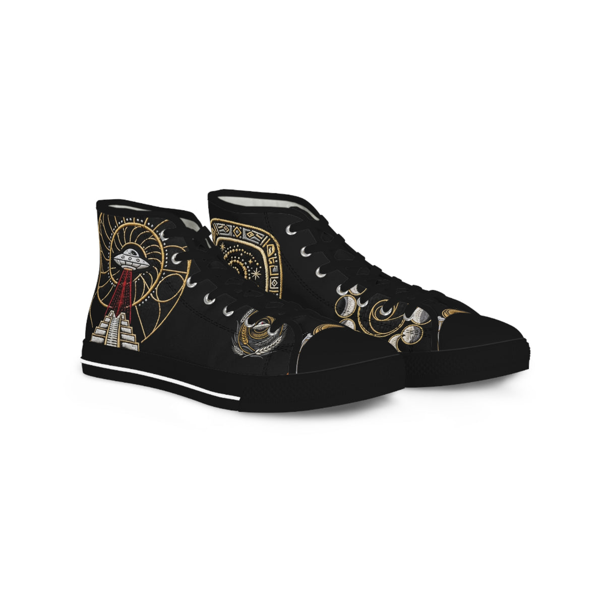 Eyeliner & Arson — Alien Relic High-Top Sneakers