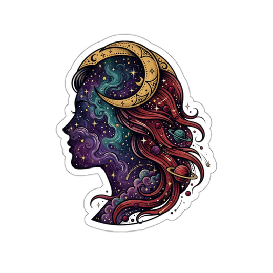 Eyeliner & Arson — Moon Goddess Sticker