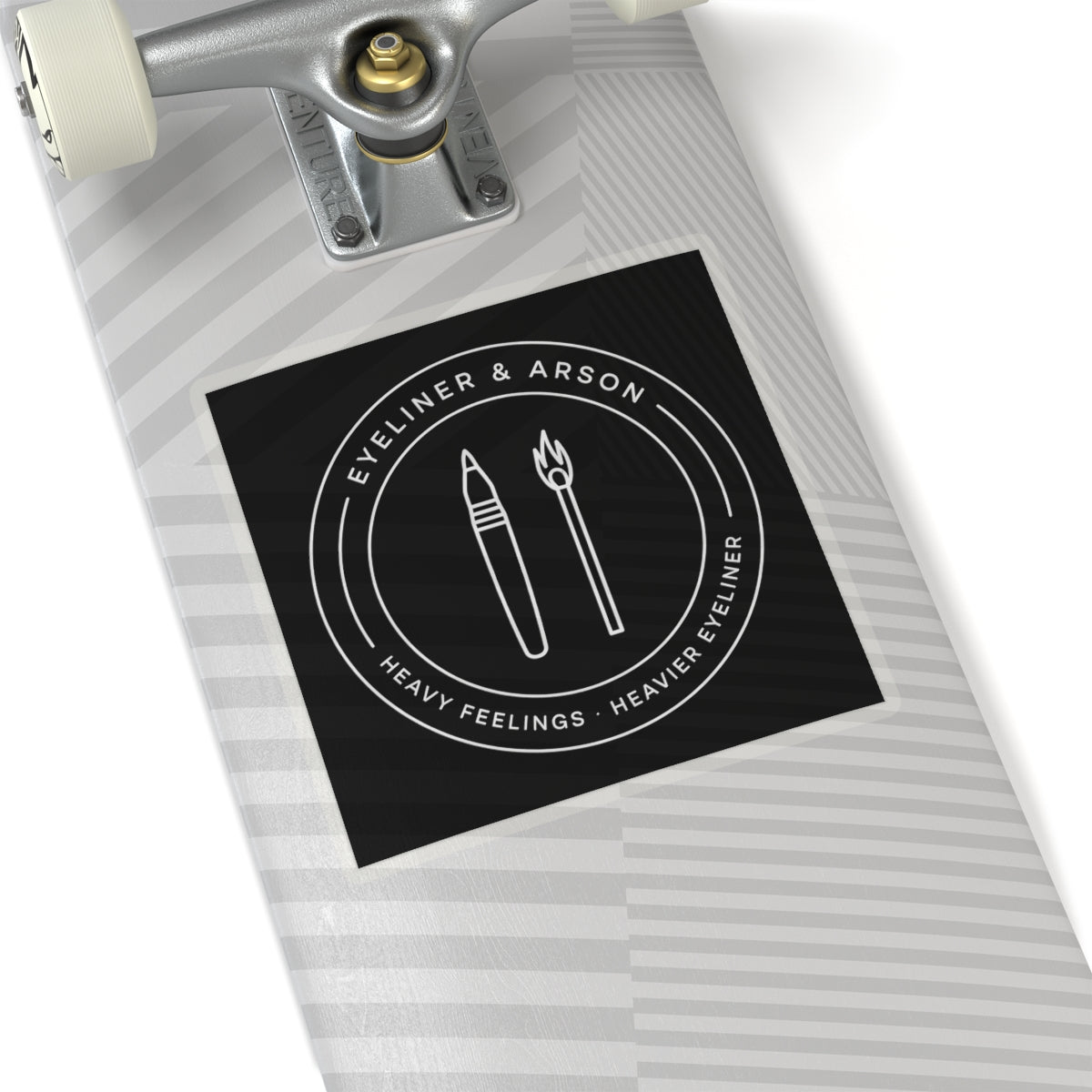 Eyeliner & Arson — Badge Sticker