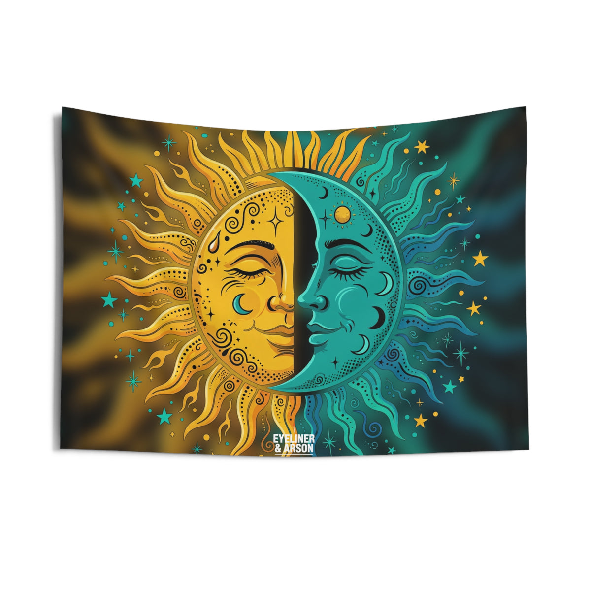 Yin-Yang Sun Moon Tapestry