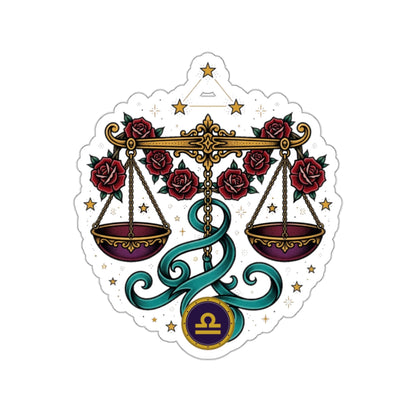Eyeliner & Arson — Libra Sticker