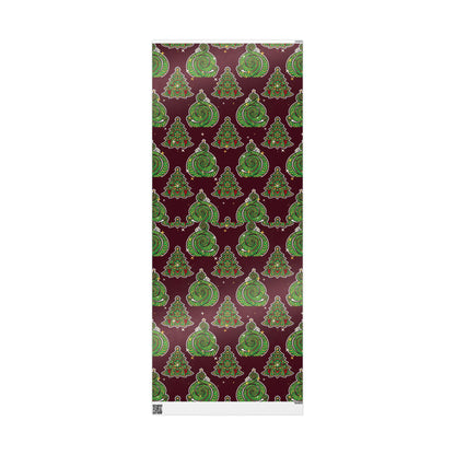 Trippy Tree Spiral Wrapping Paper