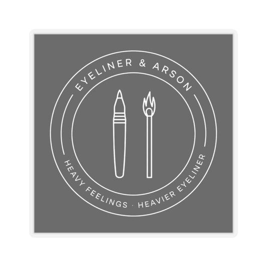 Eyeliner & Arson — Badge Sticker