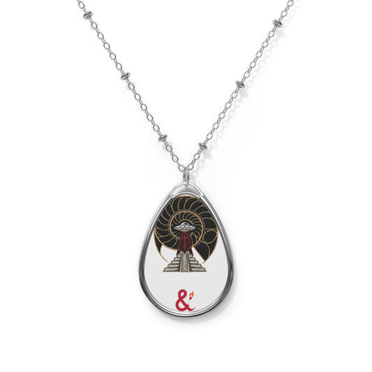 Eyeliner & Arson — Fibonacci UFO Pyramid Necklace