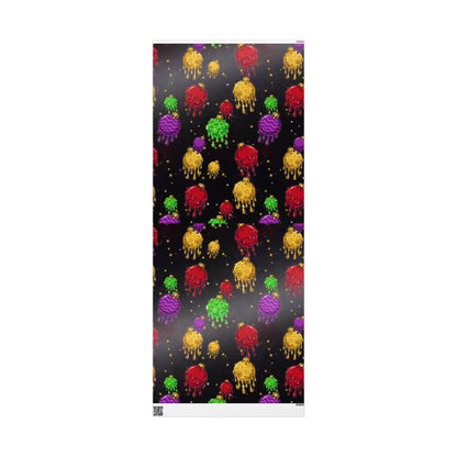 Melting Ornaments Wrapping Paper