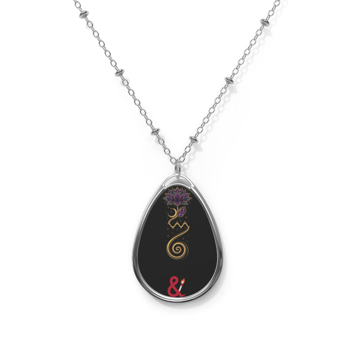 Eyeliner & Arson — Unalome Necklace