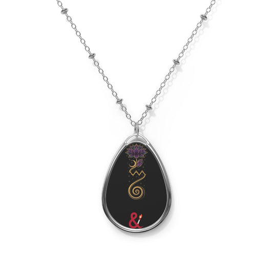 Eyeliner & Arson — Unalome Necklace