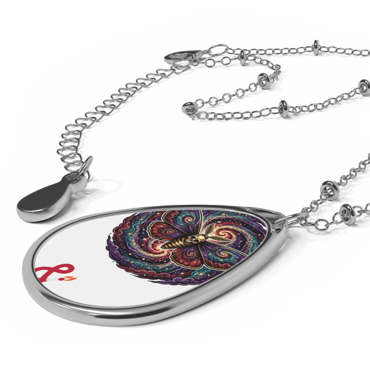Eyeliner & Arson — Galaxy Moth Necklace