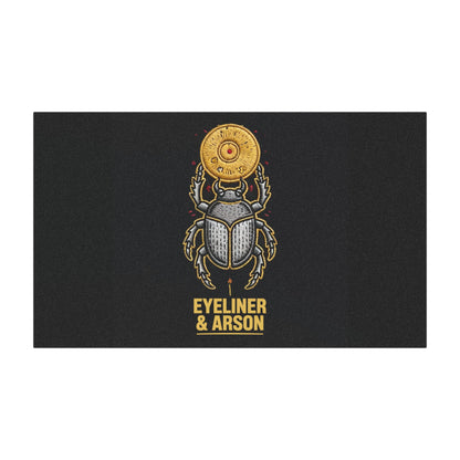 Eyeliner & Arson — Scarab Disc Car Magnet