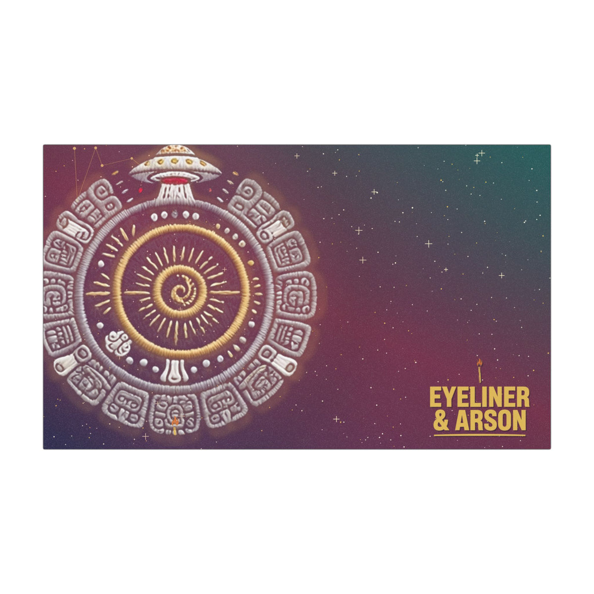 Eyeliner & Arson — Mayan Calendar Car Magnet