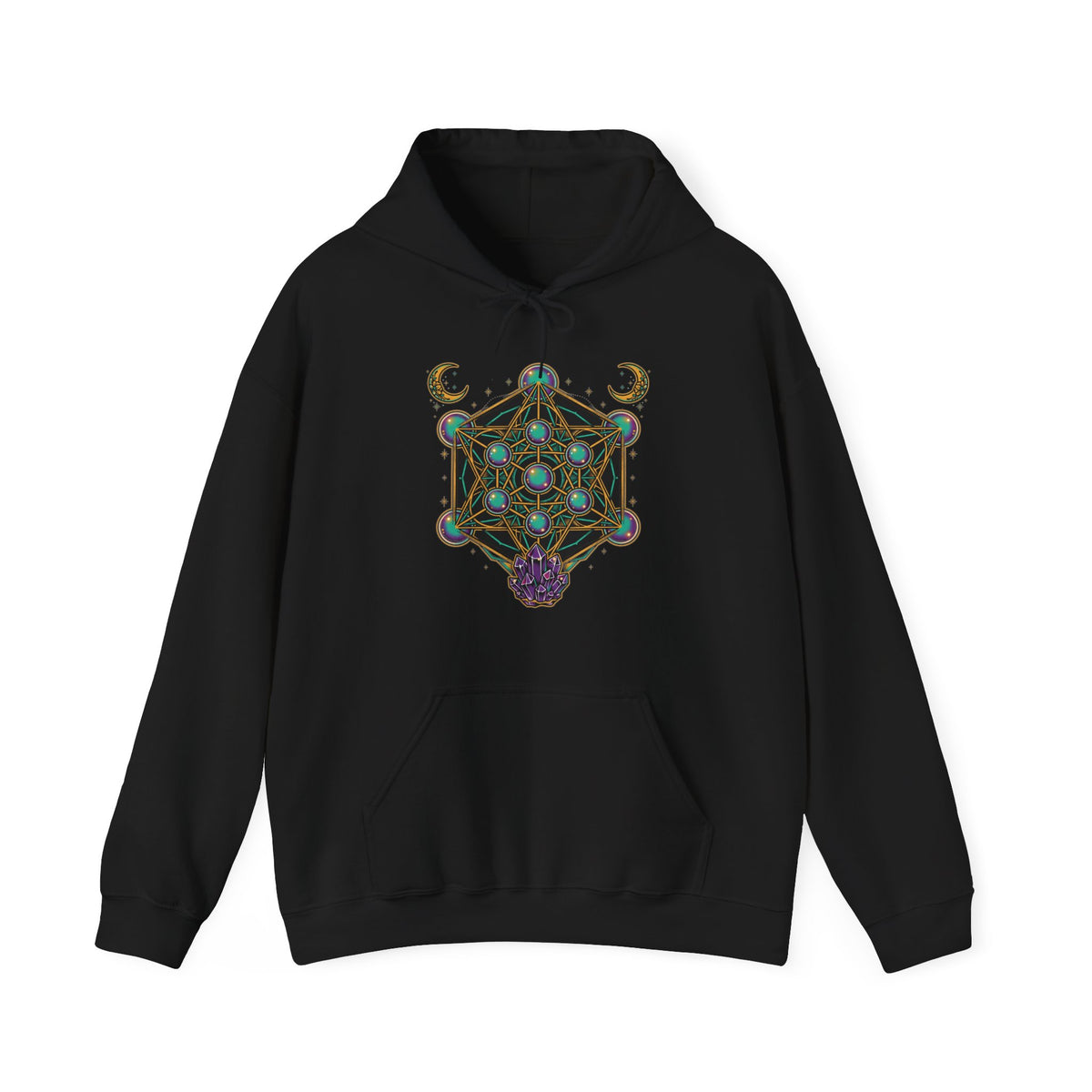 Eyeliner & Arson — Metatron's Cube Hoodie