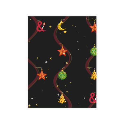 Ampersand Ornaments Postcard
