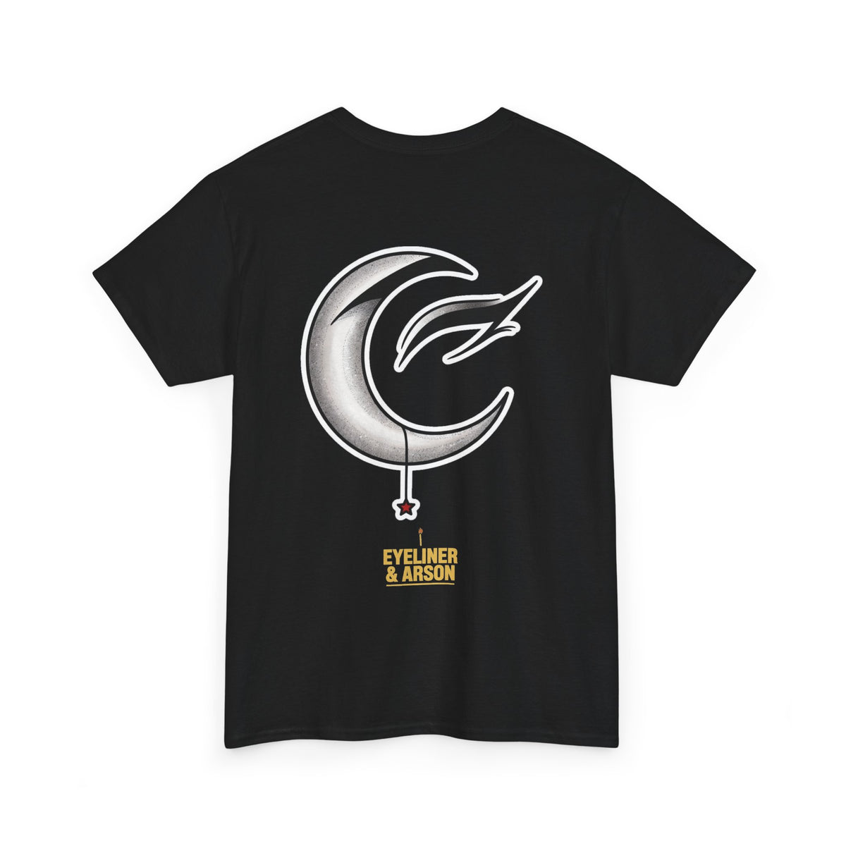 Eyeliner & Arson — Eyeliner Wing Moon Tee