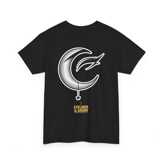 Eyeliner & Arson — Eyeliner Wing Moon Tee