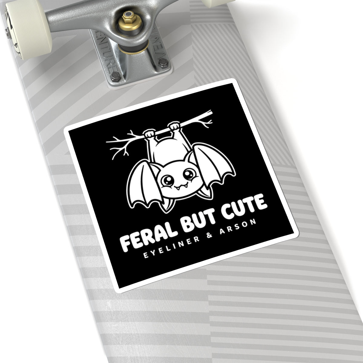 Feral But Cute Sticker