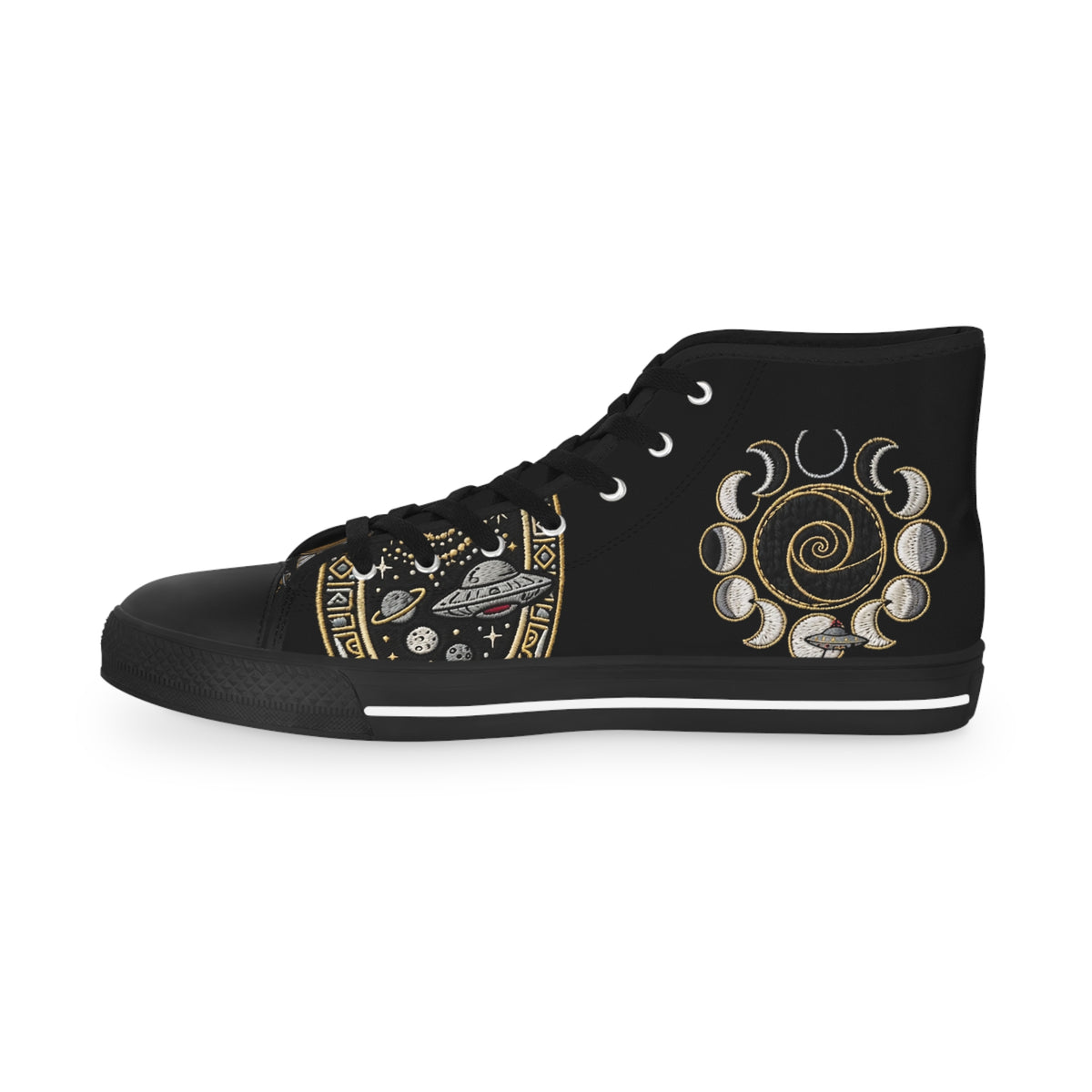 Eyeliner & Arson — Alien Relic High-Top Sneakers